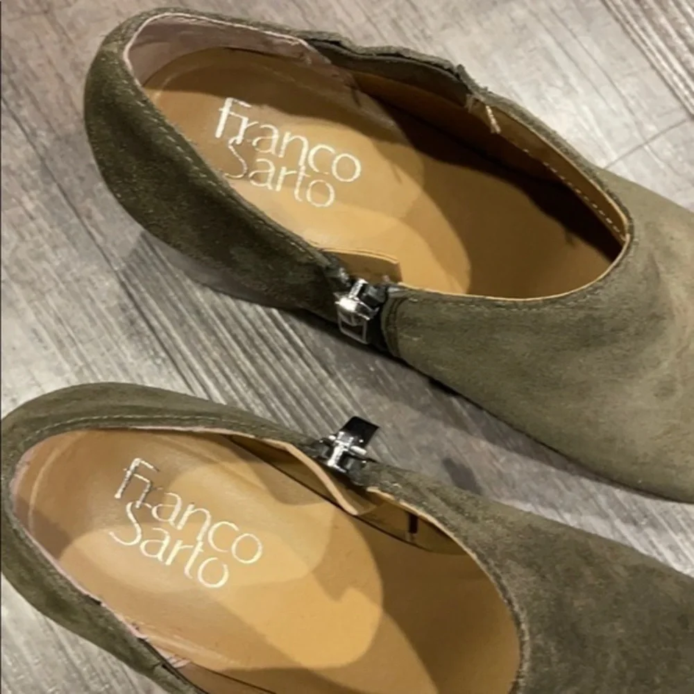 Franco Sarto Dylan Bootie olive Green suede